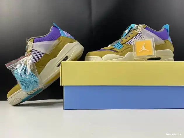 Cheap Kickmax Jordan Union x Air DJ5718-300 Moss Desert 4 SP 0527